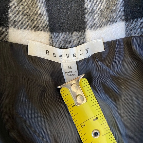 Baevely Black and White Checkered Women's Tassel Jacket Size M - Picture 5 of 10
